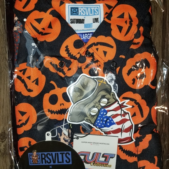 RSVLTS, Halloween, Long Sleeved, XL  Button Up Shirt - Picture 2 of 4